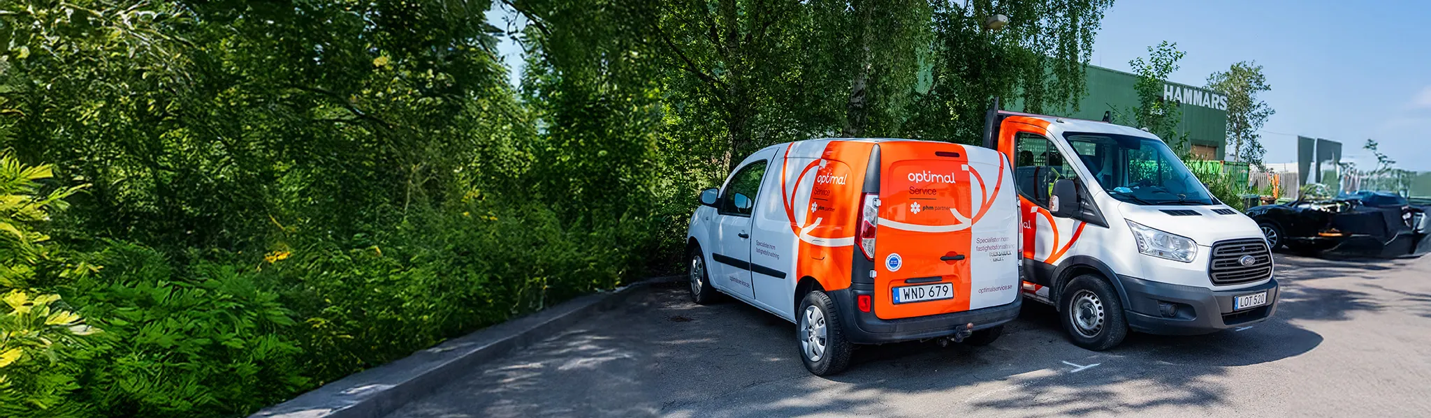 Bilar för fastighetsförvaltning