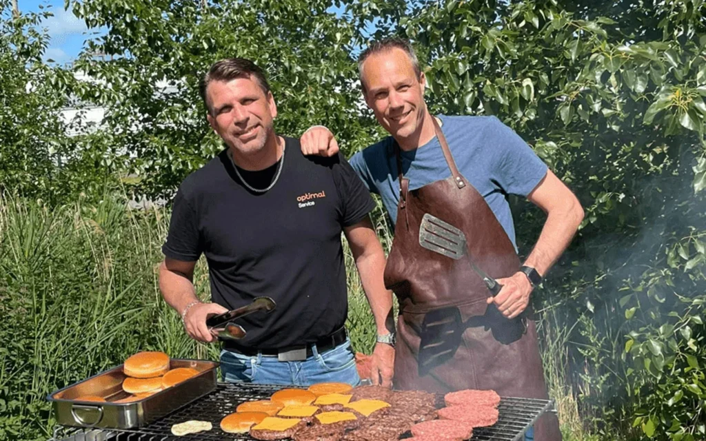 Grillfest på Optimal Fastighetsservice